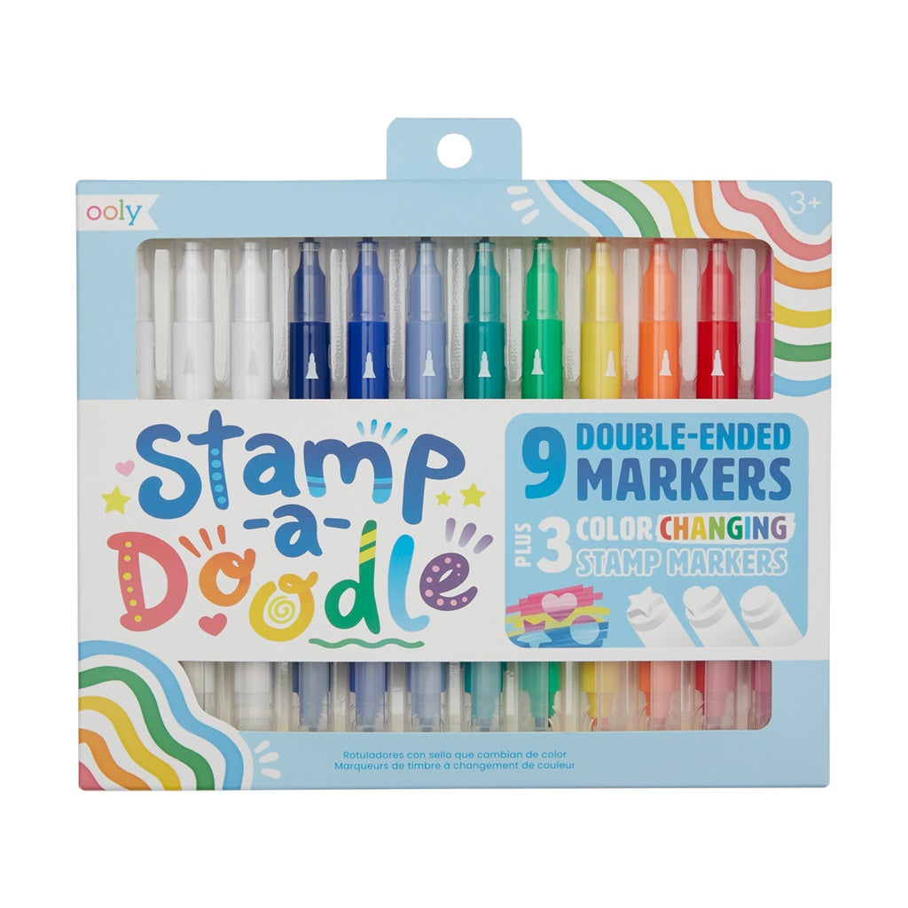 OOLY Stamp-A-Doodle Double-Ended Markers 9s 1233857