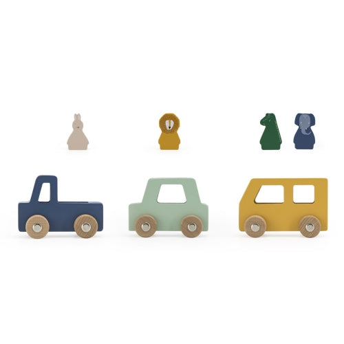 TRIXIE Wooden Animal Car Set 1234473