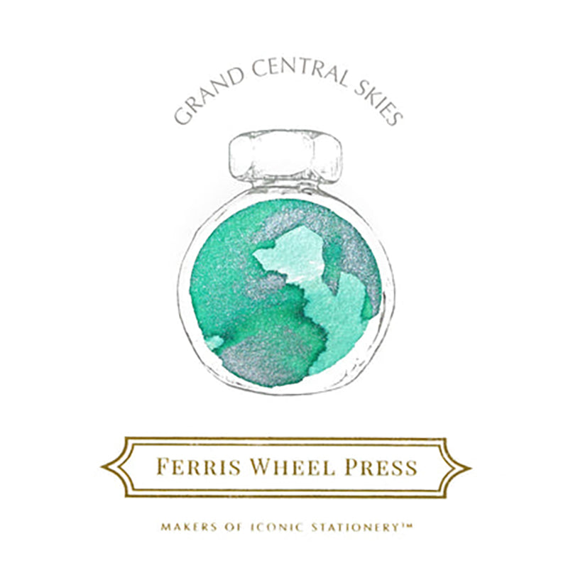 FERRIS WHEEL PRESS Fountain Pen Ink 38ml Grand Central Skies Default Title