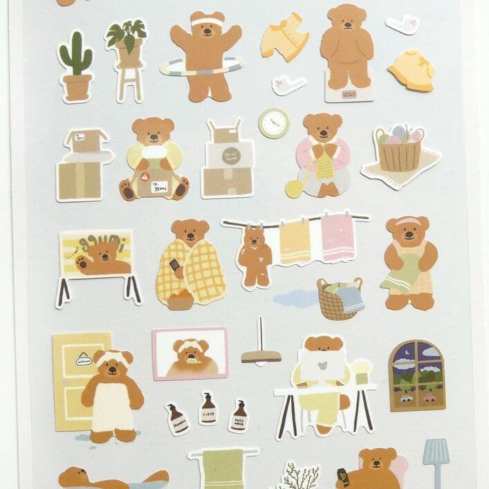 SUATELIER Stickers No.1141 Ggumi Home