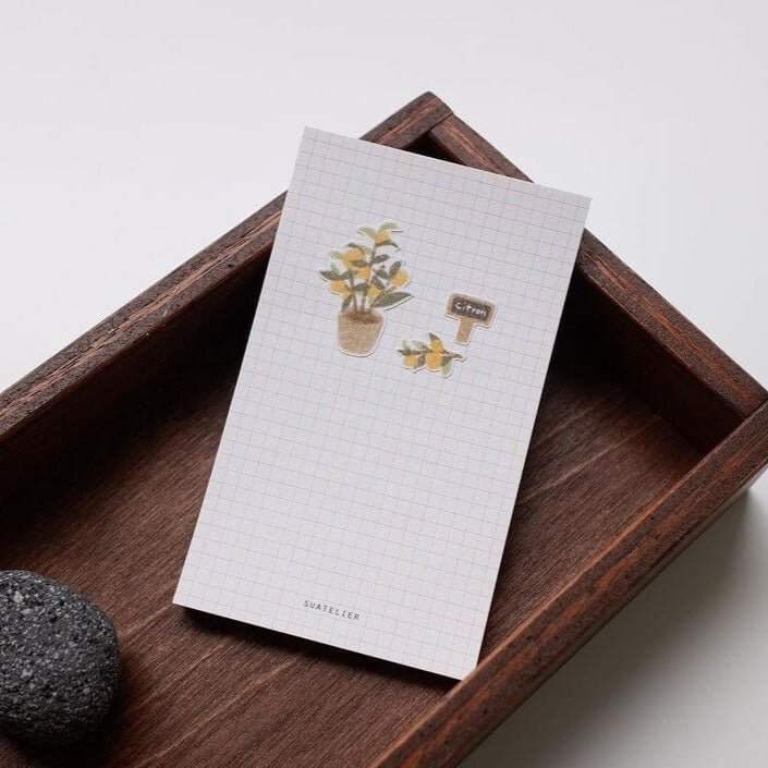SUATELIER Stickers No.1142 Flower Café