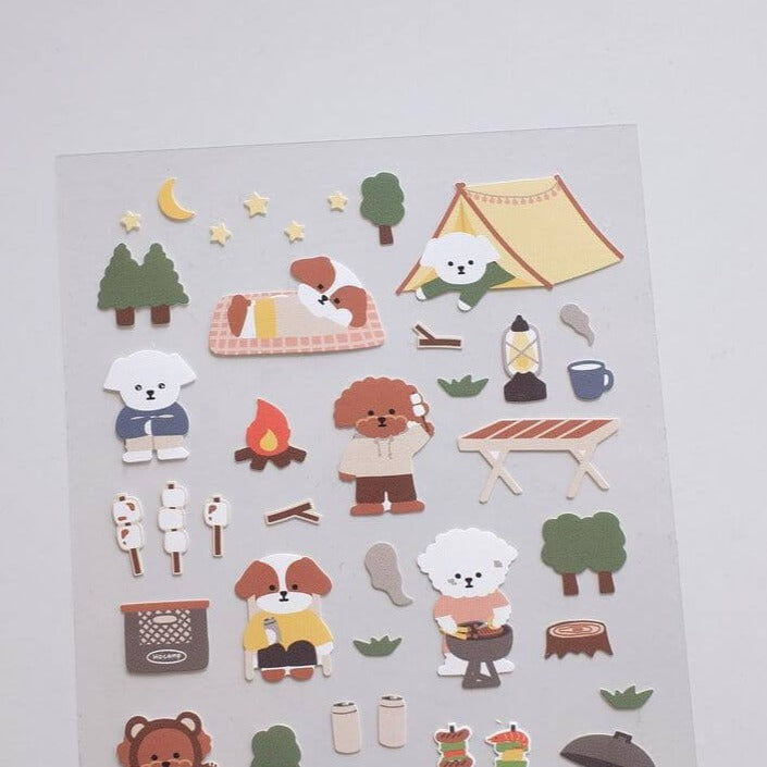 SUATELIER Stickers No.1144 Let's Go Camping