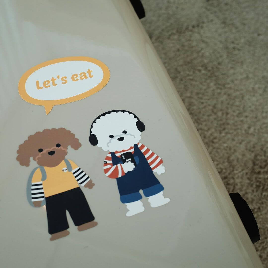 SUATELIER Stickers No.1525 Let's Go On a Trip