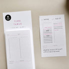 SUATELIER Sticky Memo No.1937 TimeTable