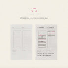 SUATELIER Sticky Memo No.1937 TimeTable