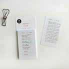 SUATELIER Sticky Memo No.1938 Weekly Plan