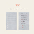 SUATELIER Sticky Memo No.1938 Weekly Plan