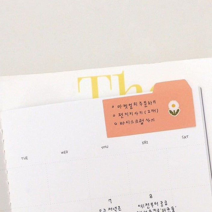 SUATELIER Sticky Memo No.1941 Daily Plan Folder