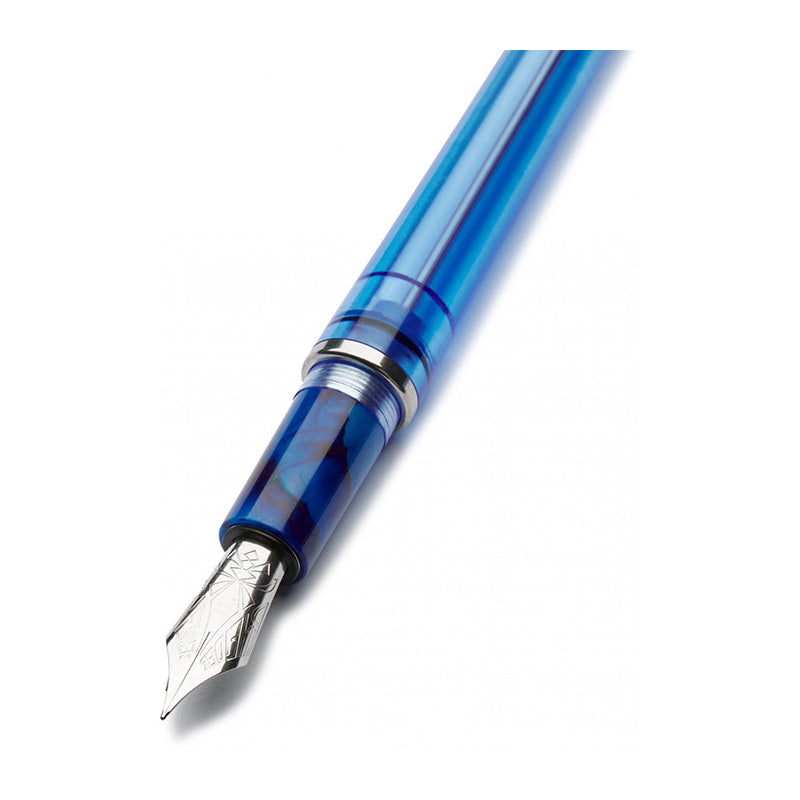 PINEIDER Avatar Twin Touch Down Neptune Blue Fountain Pen-Fine