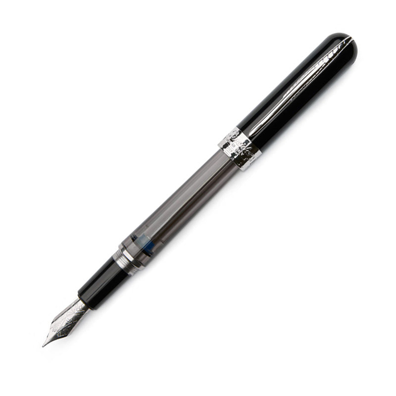 PINEIDER Avatar Twin Touch Down Graphene Black Fountain Pen-Fine