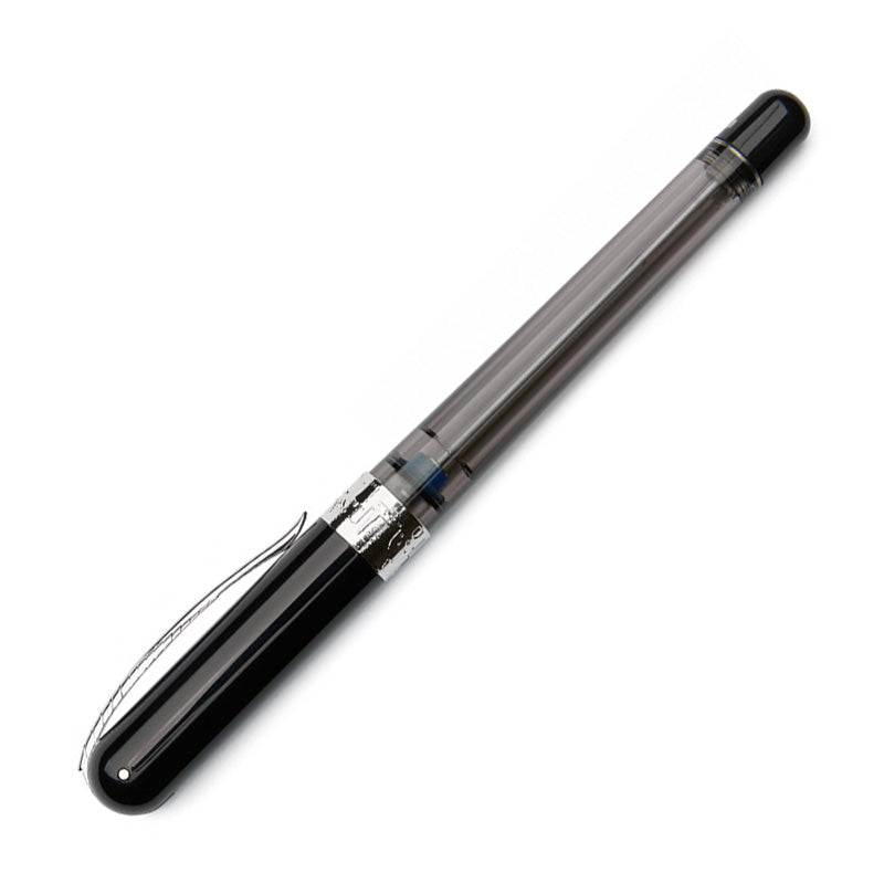 PINEIDER Avatar Twin Touch Down Graphene Black Fountain Pen-Fine