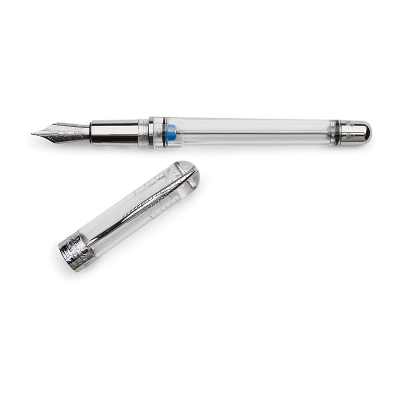 PINEIDER Avatar Twin Touch Down Clear Fountain Pen-Medium