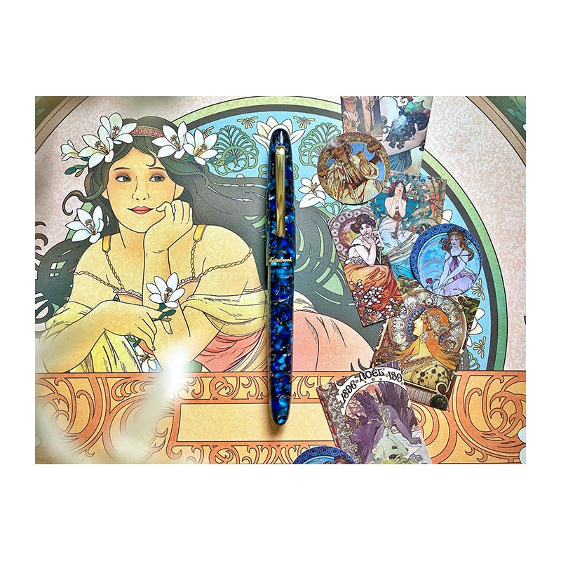 ESTERBROOK Estie Noveau Blue Regular Fountain Pen-Medium Default Title