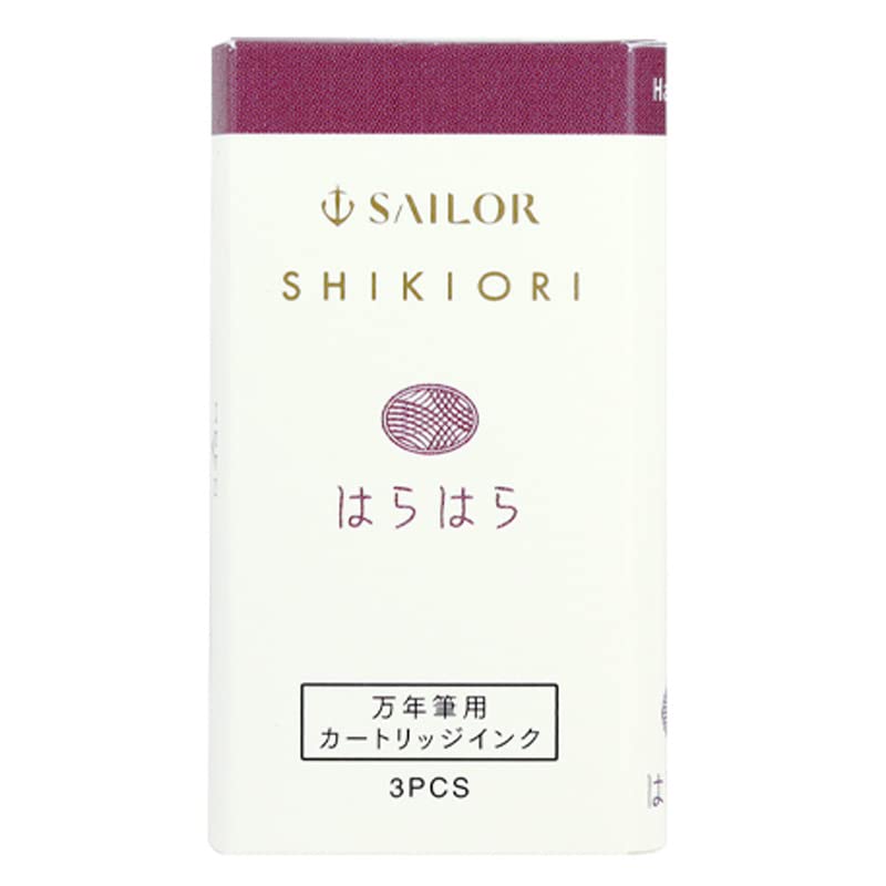 SAILOR Shikiori Ink Cartridges 3s Harahara