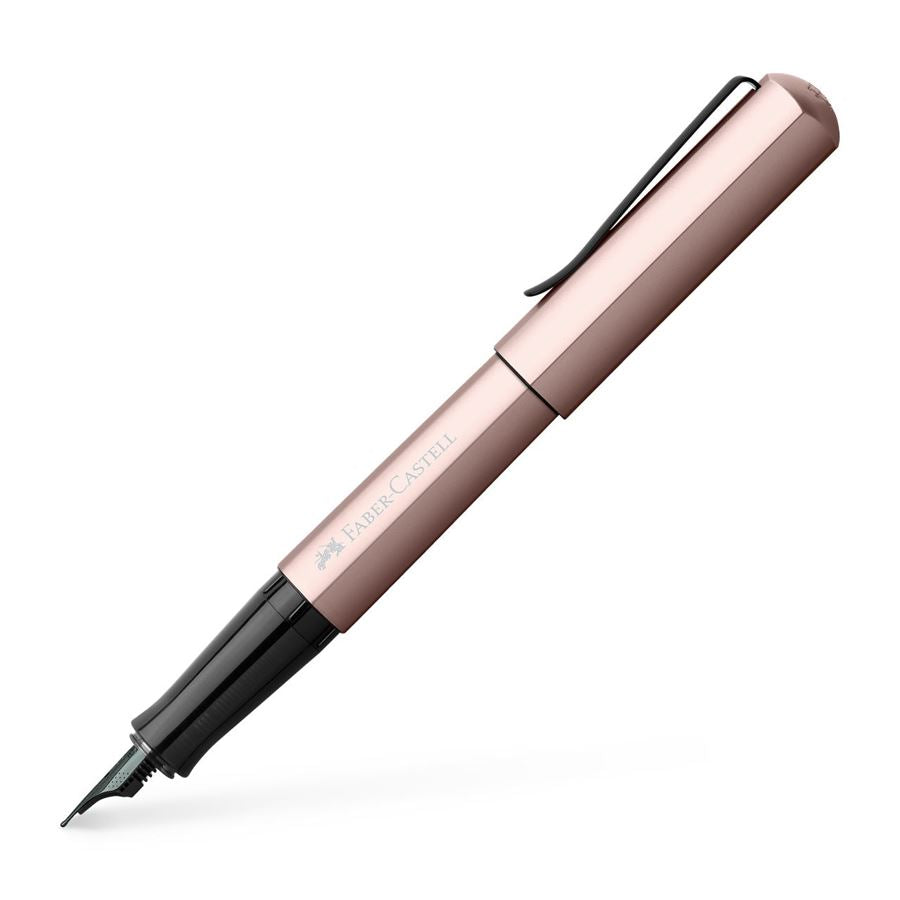 FABER-CASTELL DESIGN Hexo Rose Gold Fountain Pen-Medium Default Title