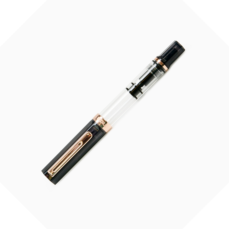 TWSBI ECO Rose Gold Smoke Fountain Pen-Fine
