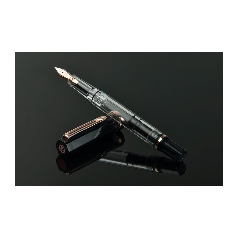 TWSBI ECO Rose Gold Smoke Fountain Pen-Fine