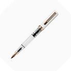 TWSBI ECO Rose Gold White Fountain Pen-Extra Fine