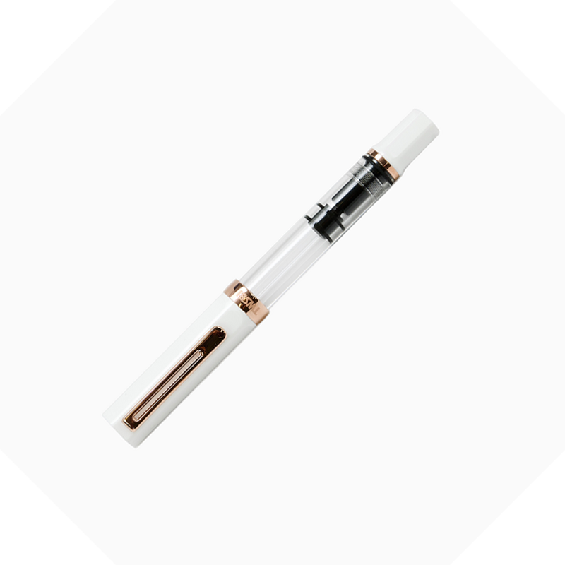 TWSBI ECO Rose Gold White Fountain Pen-Fine