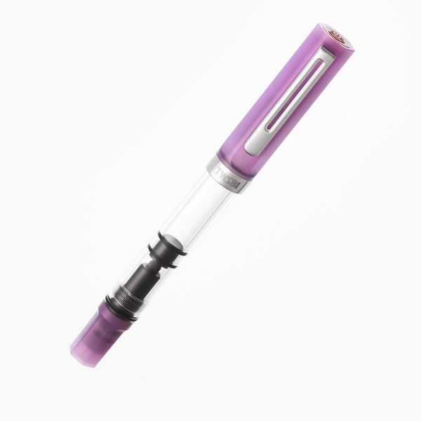 TWSBI ECO Glow Purple Fountain Pen-Extra Fine