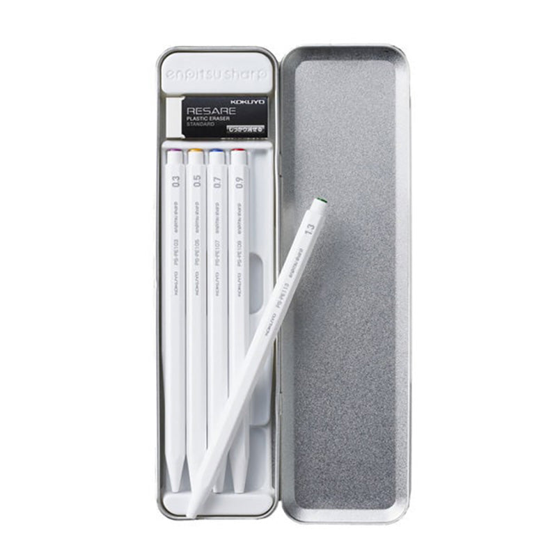 KOKUYO Enpitsu Sharp Limited Edition Mechanical Pencil Set White Default Title
