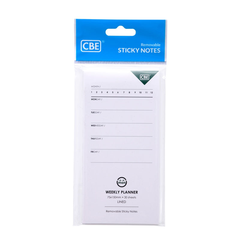 CBE Stick On Note 14052 Weekly Planner