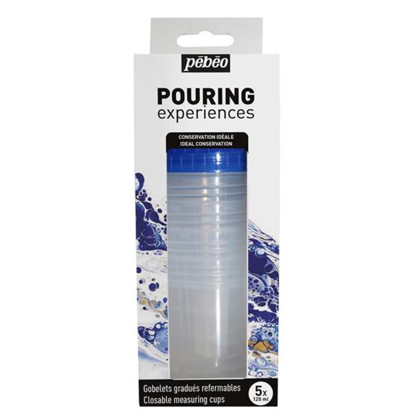 PEBEO Pouring Experiences Measuring Cups 5x120ml