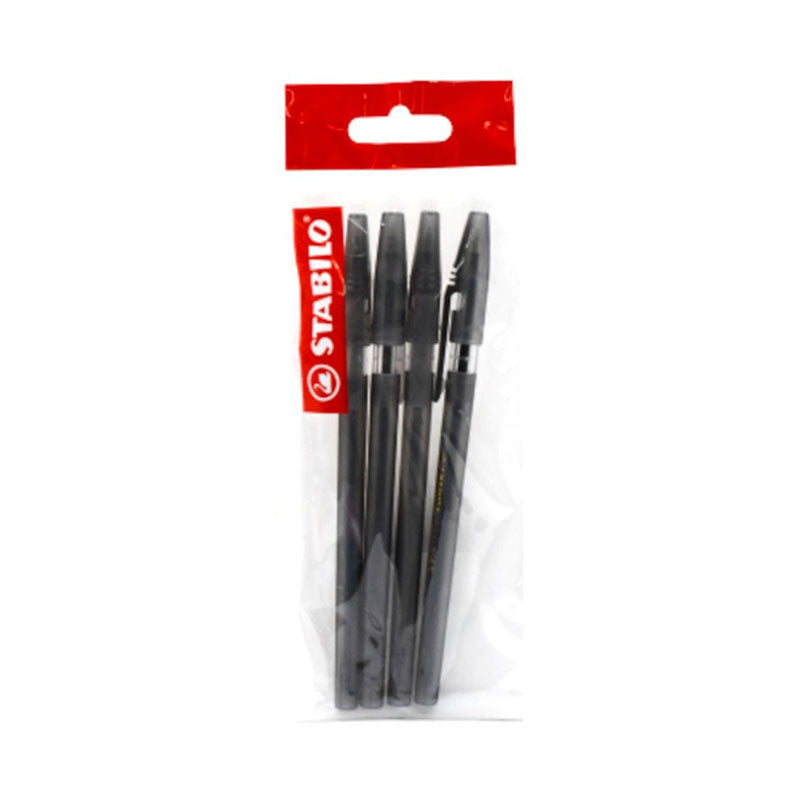 STABILO Liner Eco Pack of 4s Black