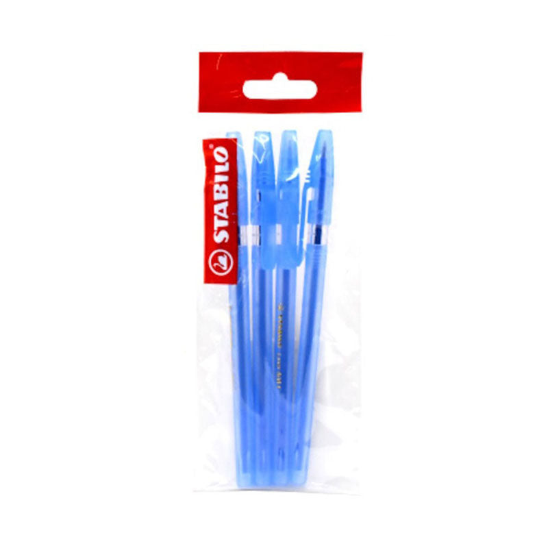 STABILO Liner Eco Pack of 4s Blue
