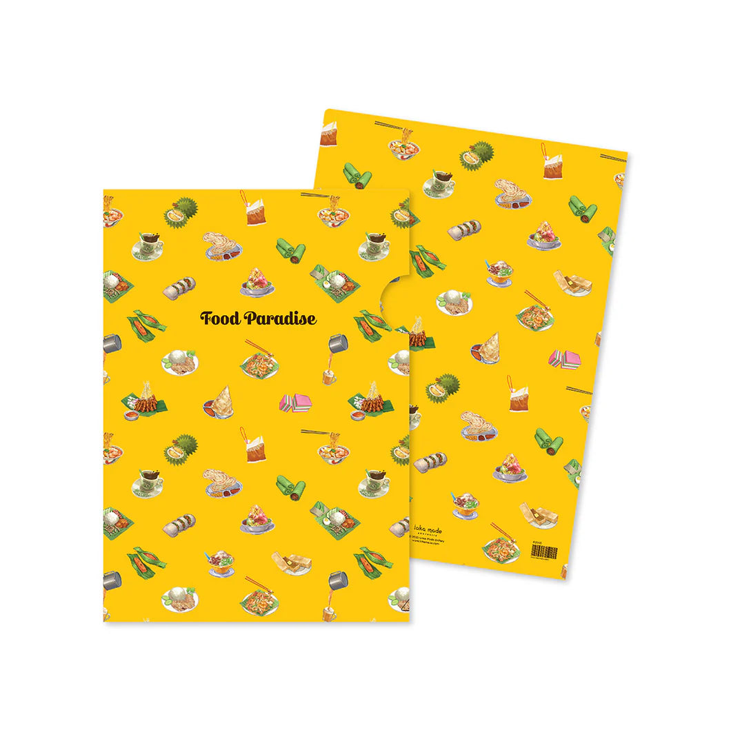 LOKAMADE Folder A4 FDB05:Food Paradise Makanan