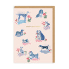 OHH DEER Card Cath Kidston Happy Bday Puppy Fields