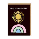 OHH DEER Card Happy Birthday Sunshine