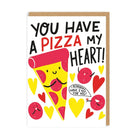 OHH DEER Card Pizza my Heart