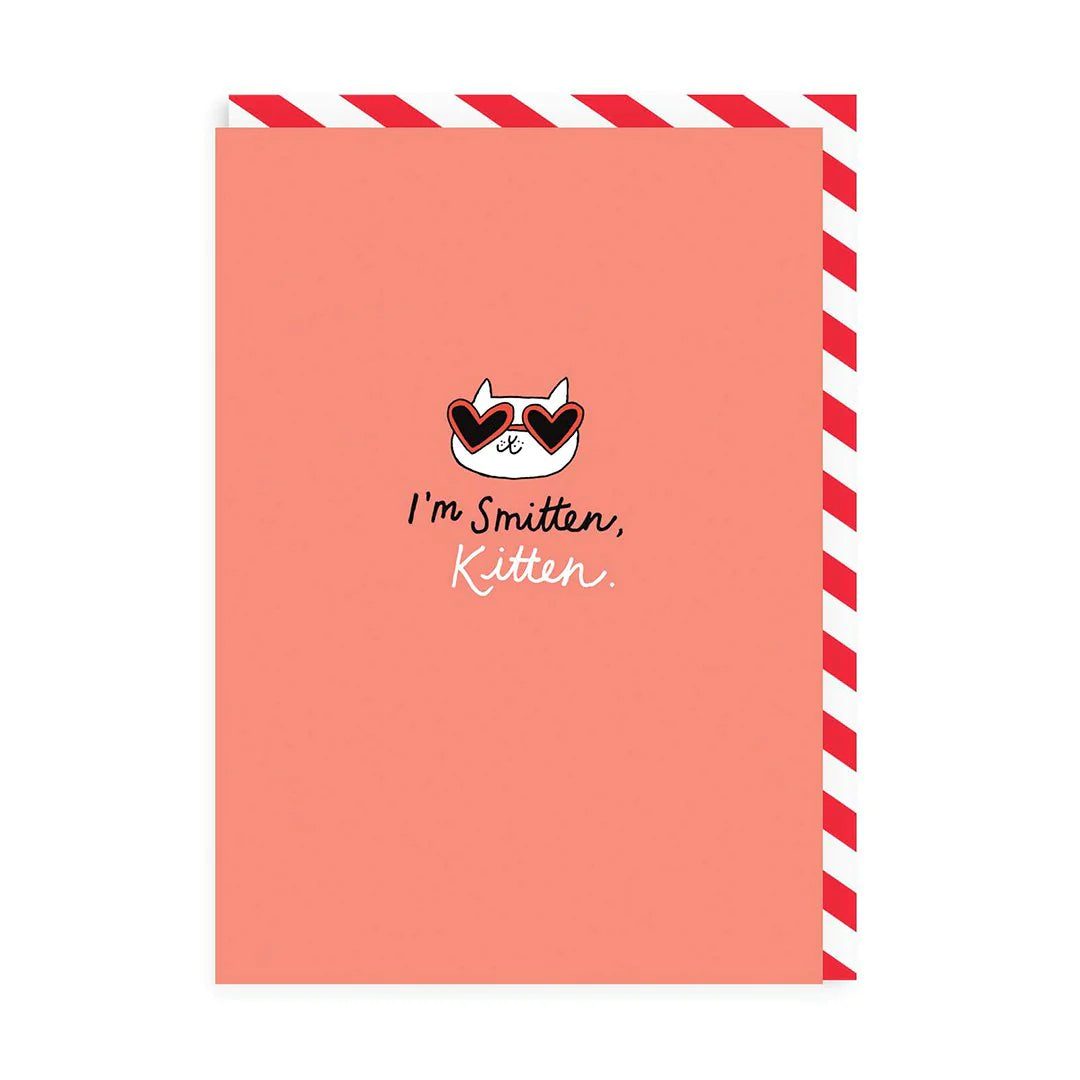 OHH DEER Enamel Pin Card Smitten Kitten Enamel Pin