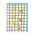 OHH DEER Card Thanks - Grid Pattern