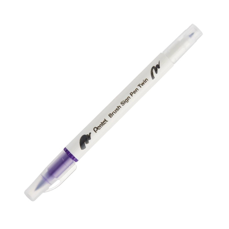 PENTEL Brush Sign Pen Twin-Violet