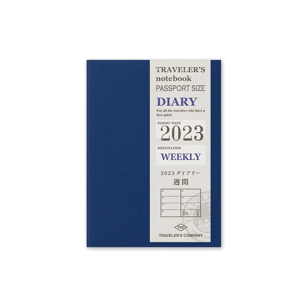 TRAVELERS Notebook 2023 2nd Half Passport Weekly Refill
