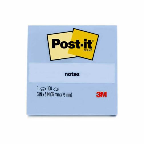 3M Post-it Classic Notes 654 3x3in Washed Denim