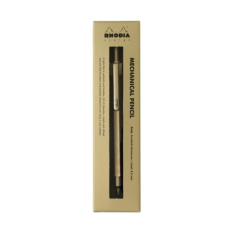 RHODIA scRipt 0.5mm Mechanical Pencil Gold Default Title