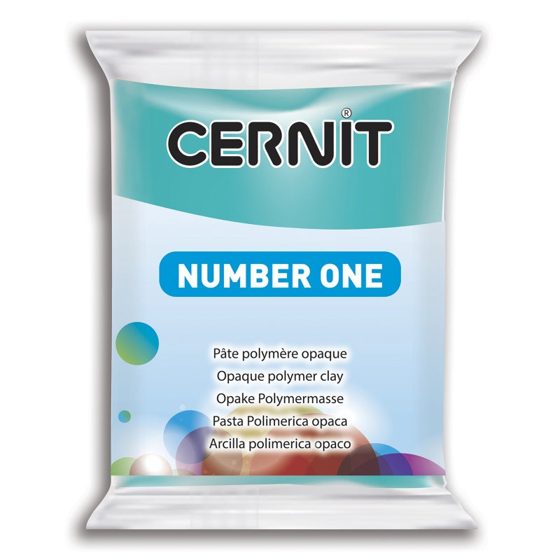 CERNIT Polymer Clay 56g Number One 280 Turq Blue
