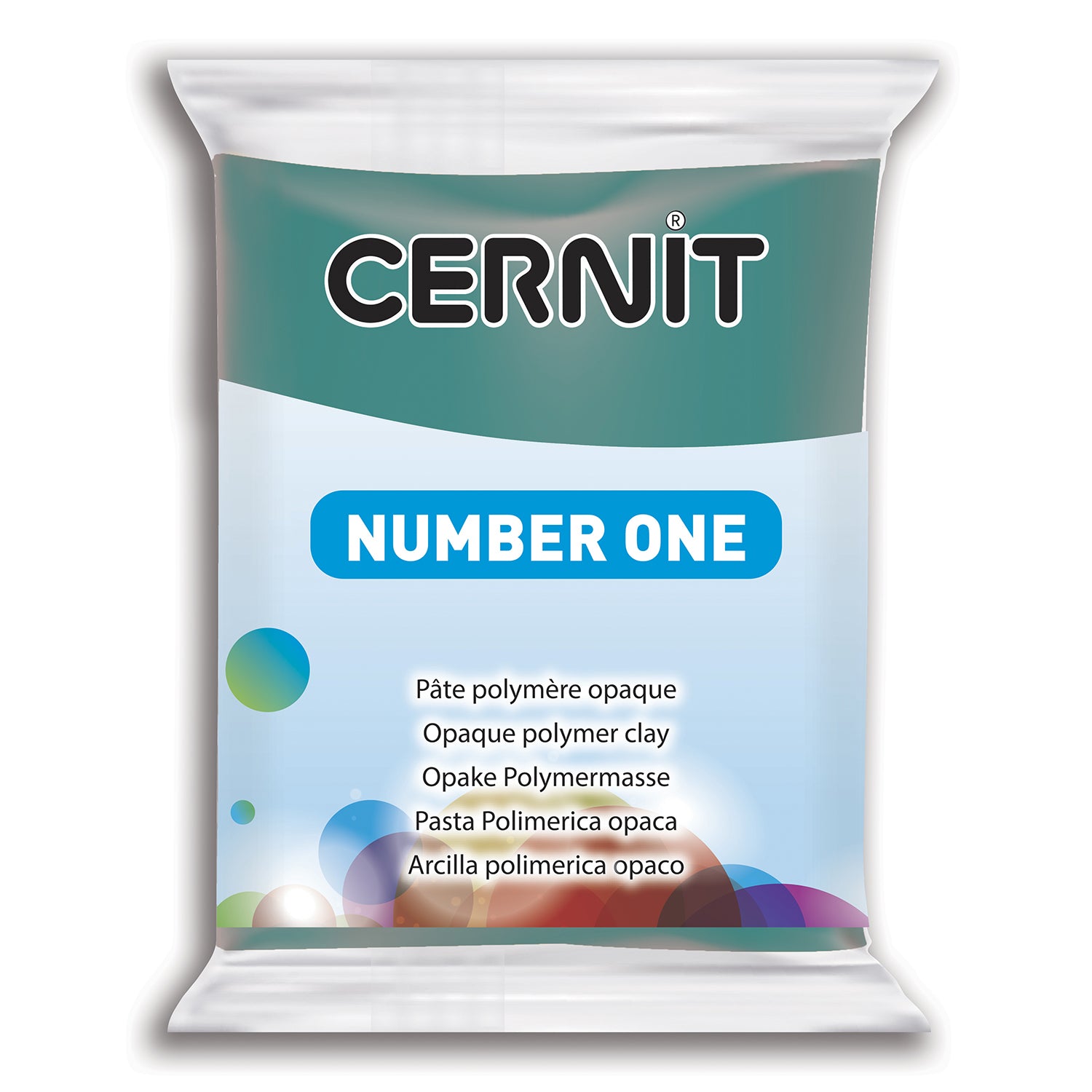 CERNIT Polymer Clay 56g Number One 662 Fir Green