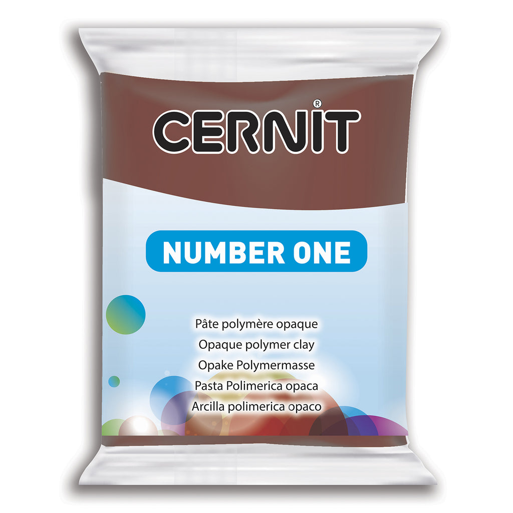 CERNIT Polymer Clay 56g Number One 800 Brown