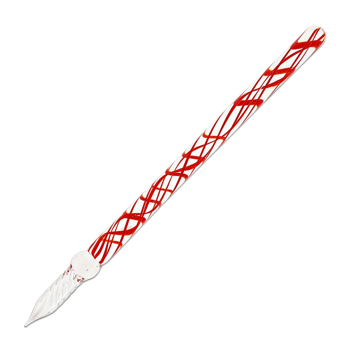 JACQUES HERBIN Straight Glass Pen 16cm Red Default Title