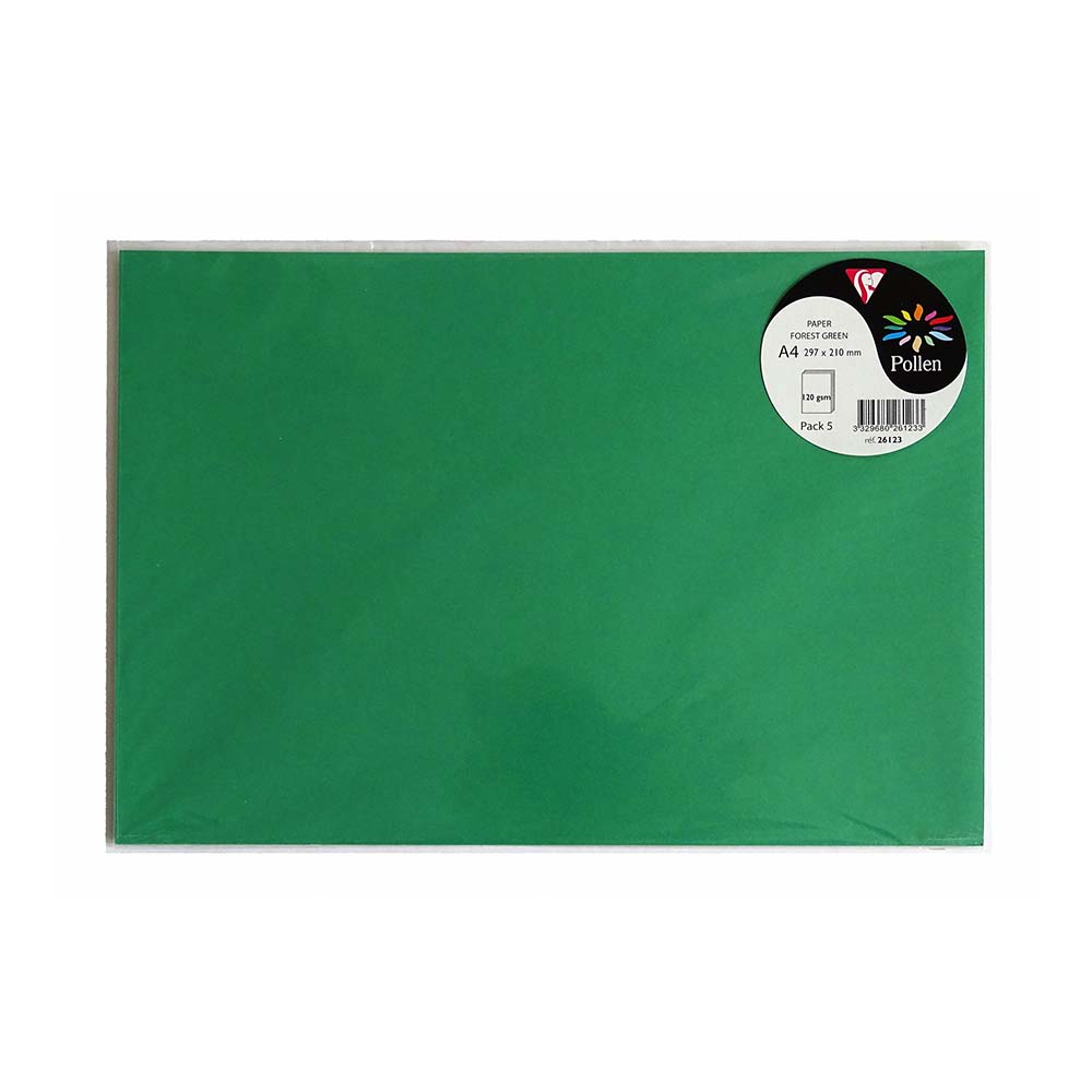 POLLEN Envelopes 120g 297x210mm Forest Green 5s
