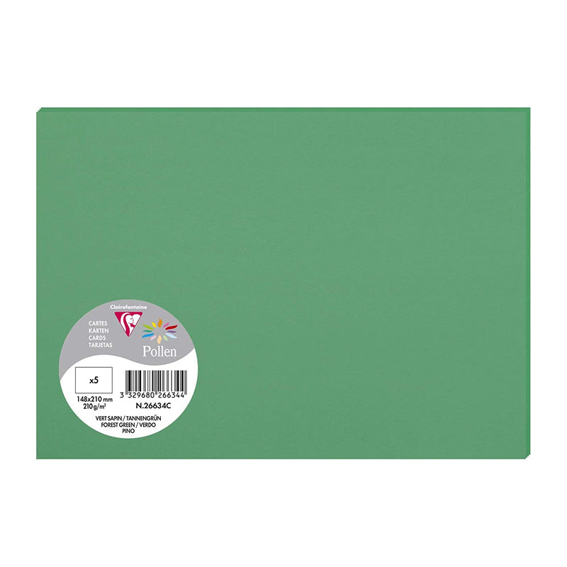 POLLEN Envelopes 120g 148x210mm Forest Green 5s Default Title