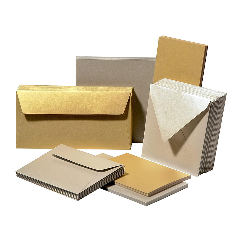 POLLEN Envelopes 120g 148x210mm Gold 5s Default Title
