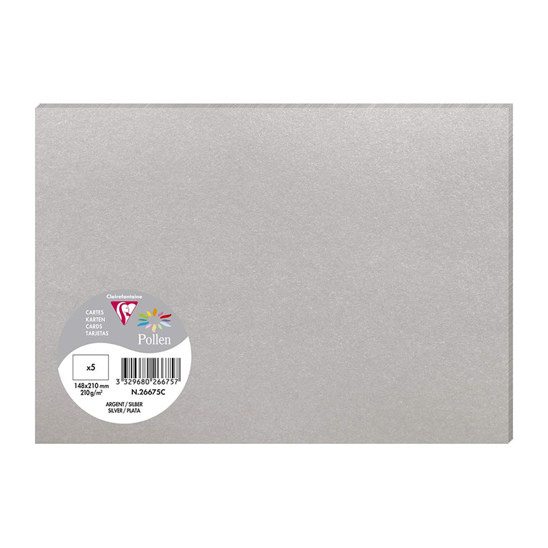POLLEN Envelopes 120g 148x210mm Silver 5s Default Title