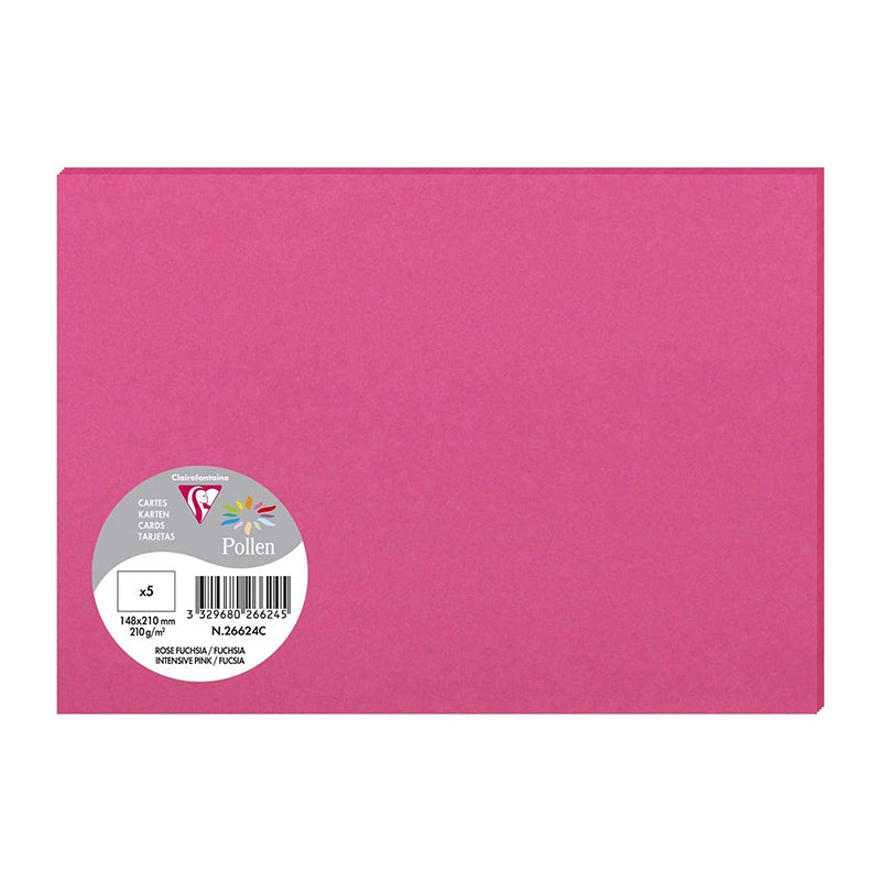POLLEN Envelopes 120g 148x210mm Intensive Pink 5s Default Title
