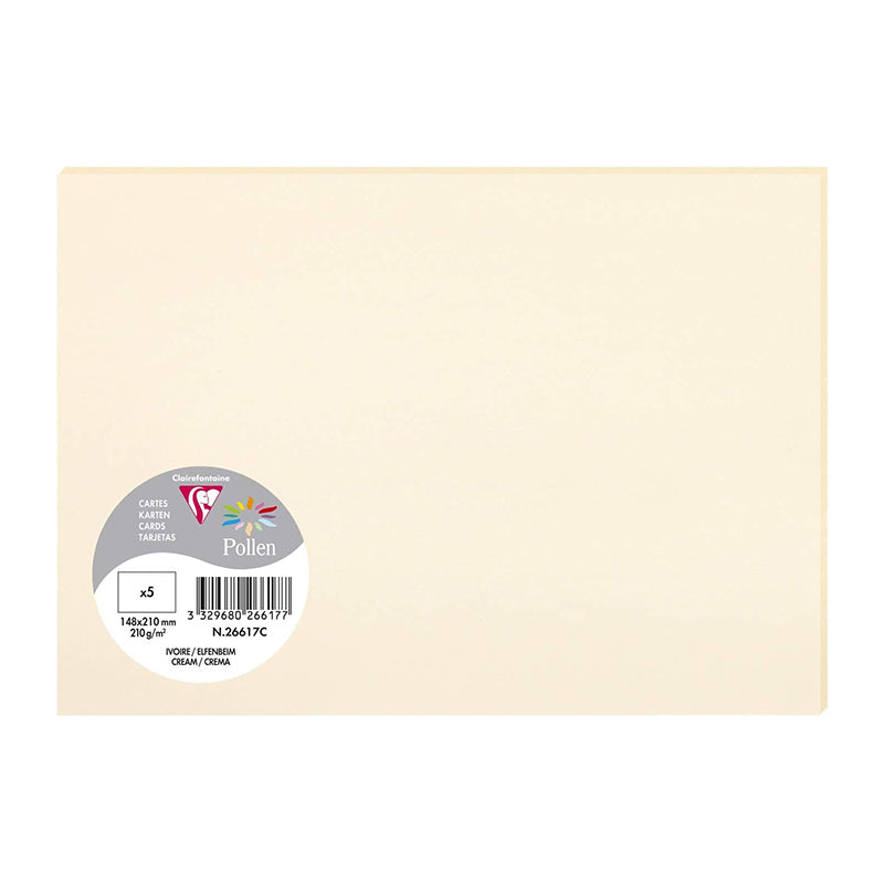 POLLEN Envelopes 120g 148x210mm Cream 5s Default Title