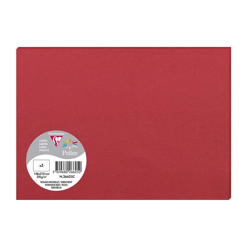 POLLEN Envelopes 120g 148x210mm Intensive Red 5s Default Title